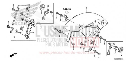 FRONT FENDER VFR1200FDF de 2015